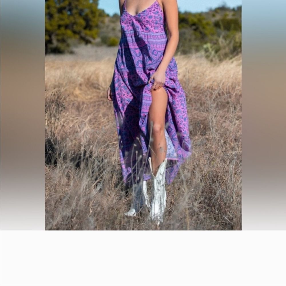 Spell And The Gypsy Journey purple maxi dress in Mulberry  Size Small - Picture 3 of 11